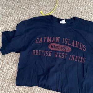 Cayman Islands navy t-shirt